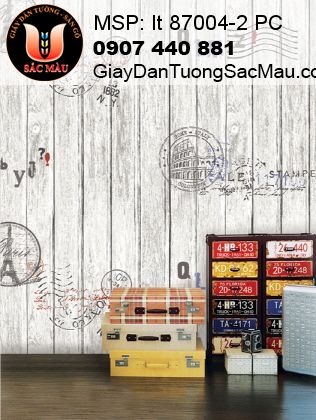 giấy dán tường giả gỗ