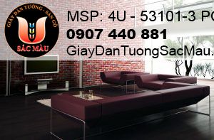 giấy dán tường giả gạch
