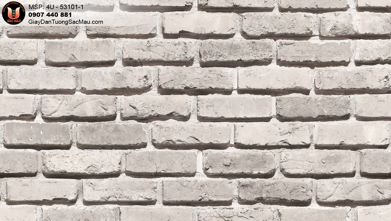 giấy dán tường giả gạch